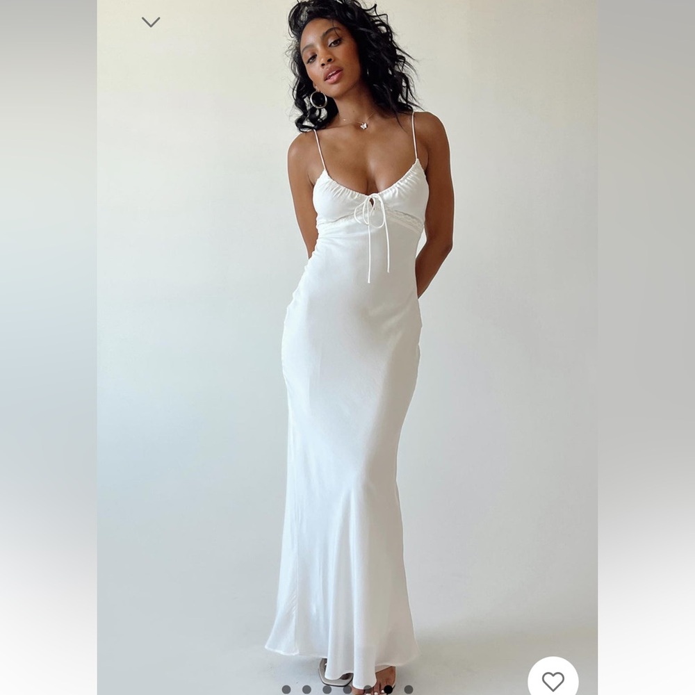 Emily maxi dress white